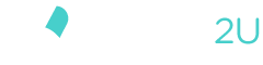 Pharma 2U White Logo